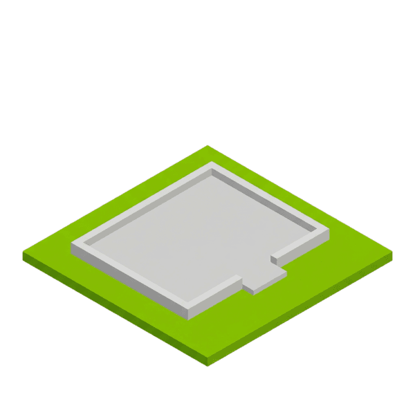 Bauphase 2: Onboarding, Betonfundament gegossen