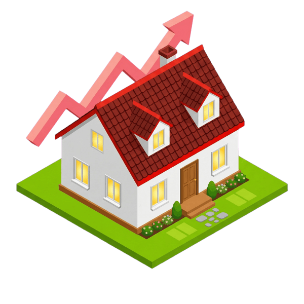 Das fertige Sichtbarkeits-Haus mit Rankings in Google und KI
