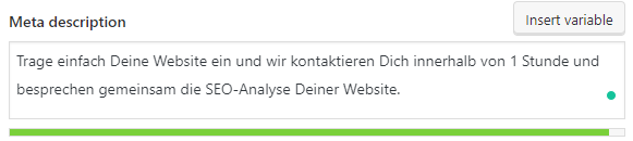 beispiel meta description seo analyse