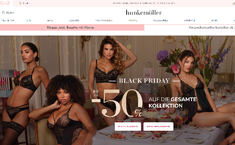 Hunkemöller Website