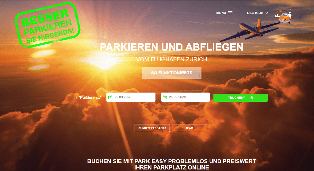 Park-Easy Website