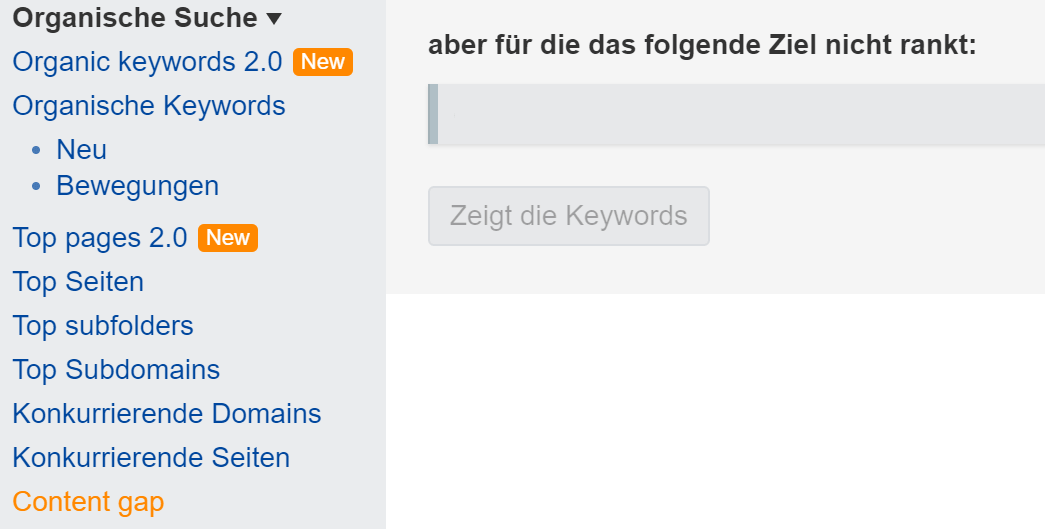 Content Gap