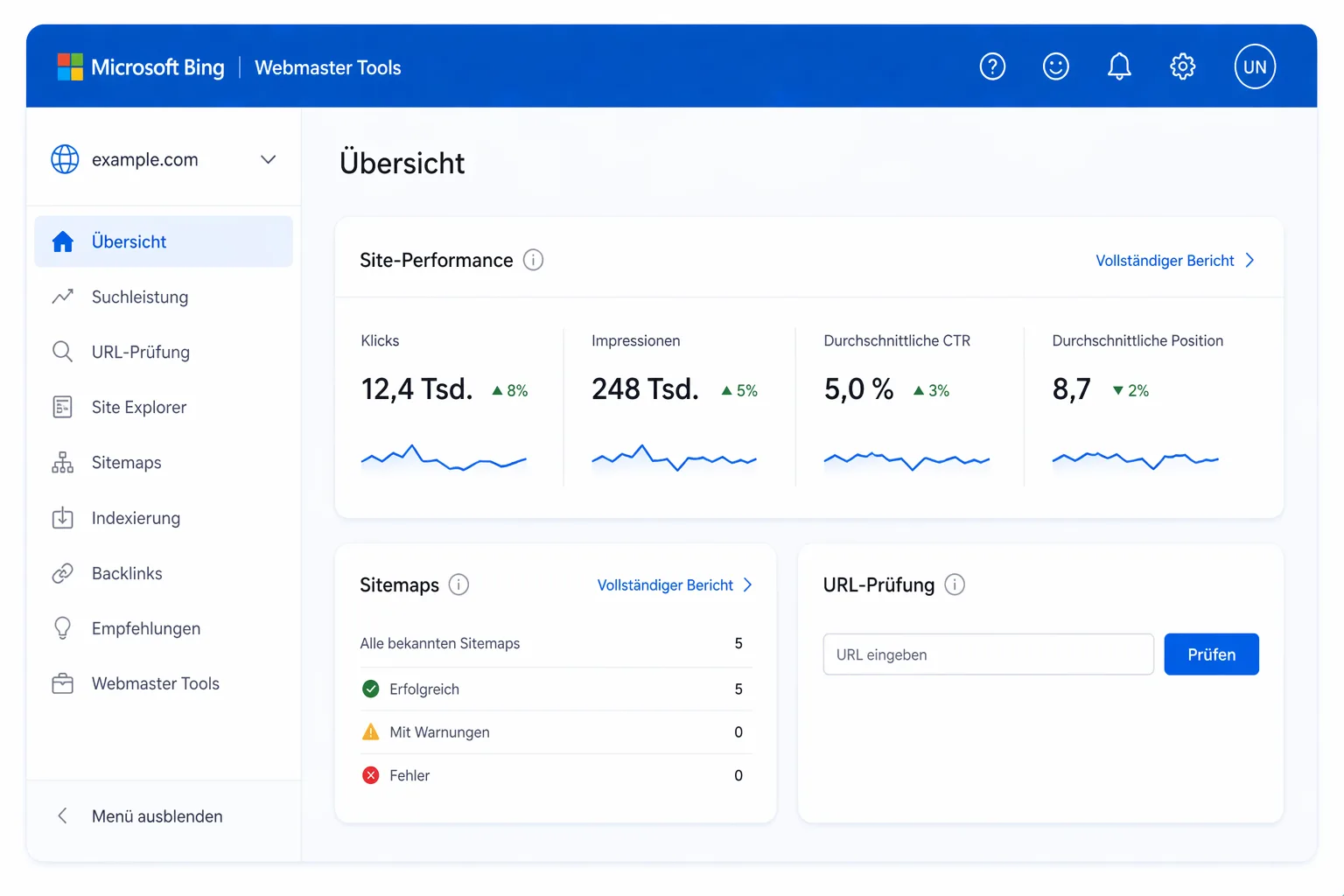 Bing Webmaster Tools