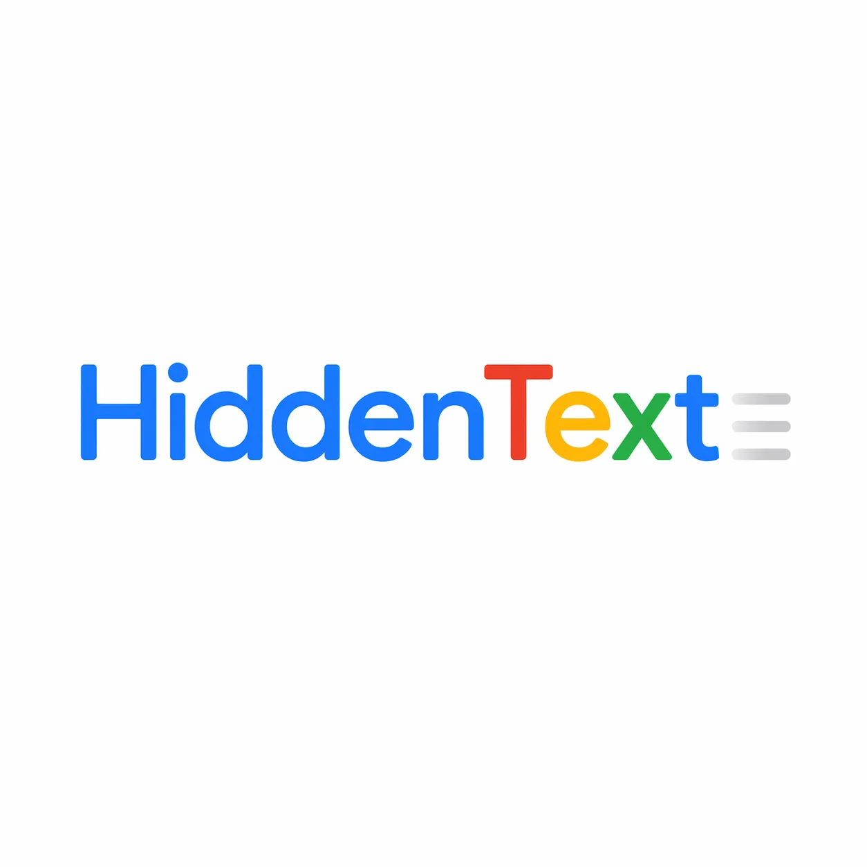 Hidden Text