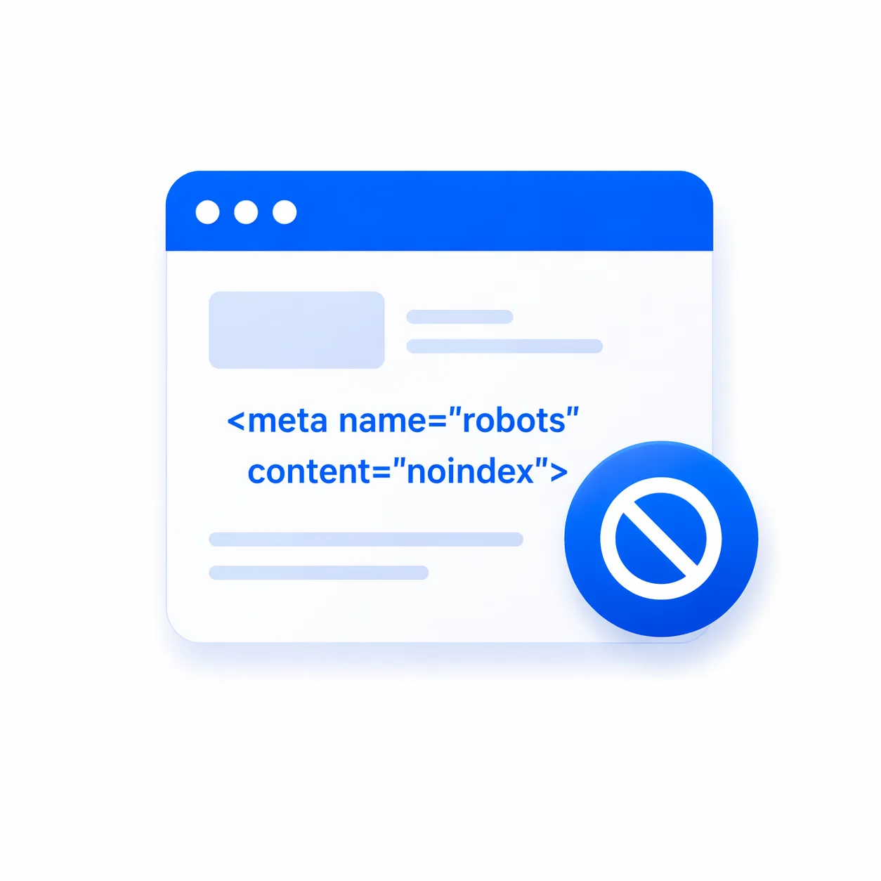 Noindex-Tag